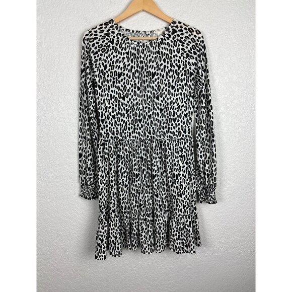 J Crew Crewcuts Girls Dress XL 12/14 Cheetah Leopard - Picture 1 of 7